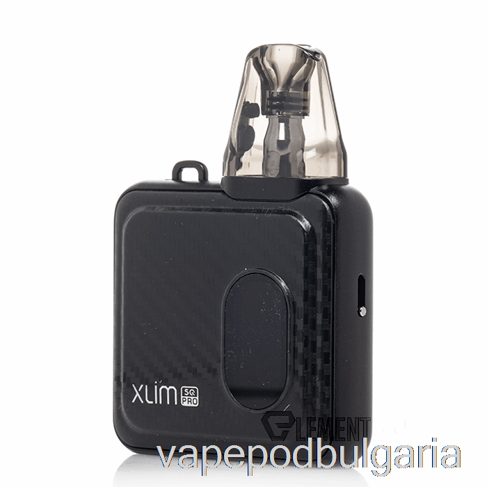 Vape 10000 Дръпки Oxva Xlim Sq Pro 30w Pod System Black Carbon